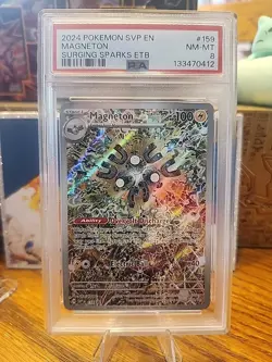 Magneton 159 PSA 8 2024 Pokemon Surging Sparks ETB SVP EN - Image 1