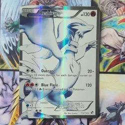 Pokemon Reshiram 113/114 Black & White Ultra Rare Holo Full Art 130 HP 2011 - Image 1