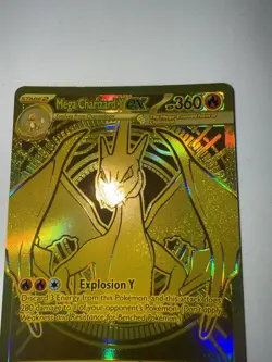Mega Charizard Y ex ASC EN 294/217 GOLD Hyper Rare Pokemon Ascended Heroes - Image 2