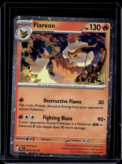 Flareon - 013/131 / Cosmos SWIRL * Prismatic Evolutions 2025 (NM) / Pokemon TCG - Image 1