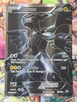 Pokemon Zekrom 114/114 Black & White Ultra Rare Holo Basic 130 HP 2011 - Image 1