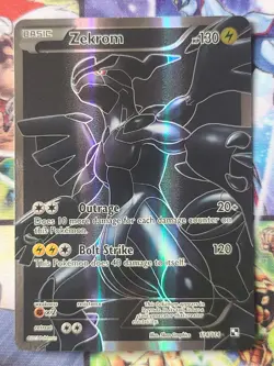 Pokemon Zekrom 114/114 Black & White Ultra Rare Holo Basic 130 HP 2011 - Image 2