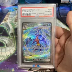 2023 POKEMON GARCHOMP EX SPECIAL ILLUSTRATION RARE PSA 10 GEM MINT #245 245/182 - Image 1