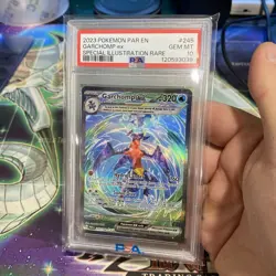 2023 POKEMON GARCHOMP EX SPECIAL ILLUSTRATION RARE PSA 10 GEM MINT #245 245/182 - Image 2