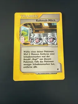 Pokemon Kuhmuh-Milch 155/165 DE Common Expedition 2002 - Image 1