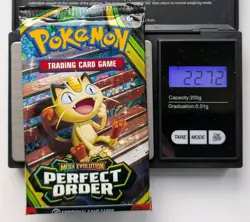 Mega Evolution Perfect Order Booster Pack - Heavy 22.72g - Meowth - Pokemon - Image 1