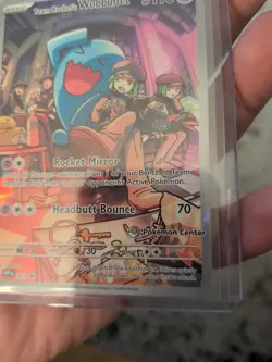 Team Rocket's Wobbuffet SVP203 Pokemon Center Stamp Exclusive Promo *S Rank* 🔥 - Image 4