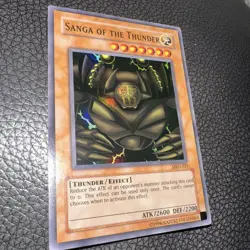 Yu-Gi-Oh! TCG Sanga of the Thunder Metal Raiders MRD-E025 Unlimited Super Rare - Image 1