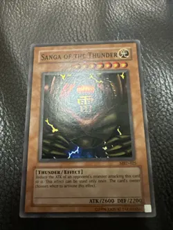 Yu-Gi-Oh! TCG Sanga of the Thunder Metal Raiders MRD-E025 Unlimited Super Rare - Image 2