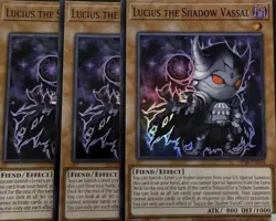 3x Lucius The Shadow Vassal Yugioh OTS Tournament Pack 28 Super Rare Playset - Image 1