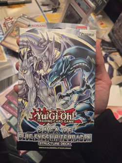 YuGiOh Saga of Blue-Eyes White Dragon Structure Deck Unlimited Edition Sealed - Image 1