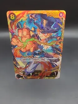 Sabo OP07-118 Secret Rare Foil Japanese One Piece Card NM - Image 1