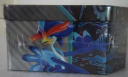 Pokeman Paldea Partners Tin Trading Card Game New Sealed Quaquaval ex ETB - Image 1
