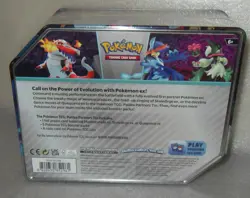 Pokeman Paldea Partners Tin Trading Card Game New Sealed Quaquaval ex ETB - Image 3