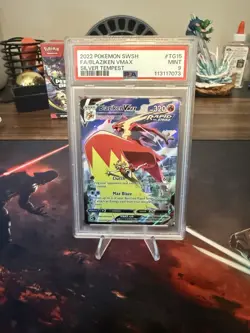 Blaziken VMAX Silver Tempest TG15/TG30 Rare Pokemon Card PSA 9 - Image 1