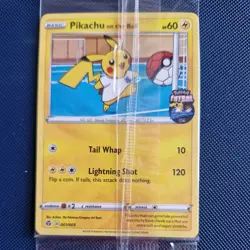 Pikachu on the Ball 001/005 Pokemon Card Sealed Promo Fultsal Great Centering #1 - Image 2