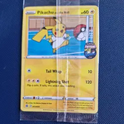 Pikachu on the Ball 001/005 Pokemon Card Sealed Promo Fultsal Great Centering #1 - Image 4