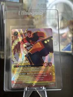 Disney Lorcana Wreck-It Ralph Big Lug Enchanted Card 206/204 Reign of Jafar - Image 1