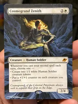 Cosmogrand Zenith MTG Edge of Eternities Hand Painted Extended Altered Art Tentz - Image 1