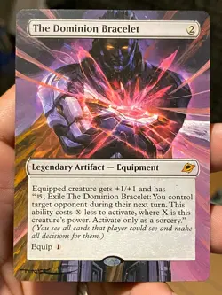 The Dominion Bracelet MTG Edge of Eternities Hand Painted Full Altered Art Tentz - Image 1