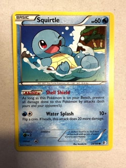POKEMON TCG: BW BOUNDARIES CROSSED SQUIRTLE 29/149 Non Holo NM - Image 1