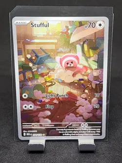 Stufful 154/132 Illustration Rare (IR) Full Art - Pokemon TCG Mega Evolution NM - Image 1