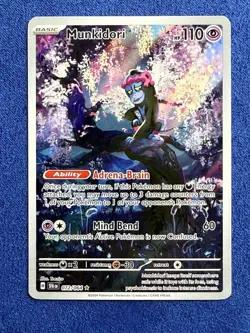 Pokemon Munkidori 072/064 Sv: Shrouded Fable Illustration Rare Full Art Holo - Image 2