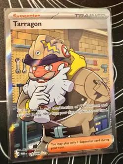 Pokemon Tarragon 116/088 POR Trainer-Supporter Full Art Holo Ultra Rare English - Image 1