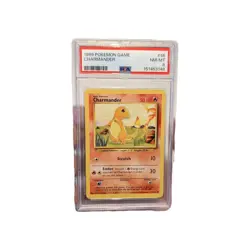 Charmander - Pokemon Base Set #46 - Near Mint to Mint PSA 8 - Image 1