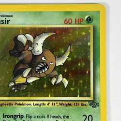 Pinsir Jungle 9/64 holo 1st Edition Scratch Error Pokemon - Image 3