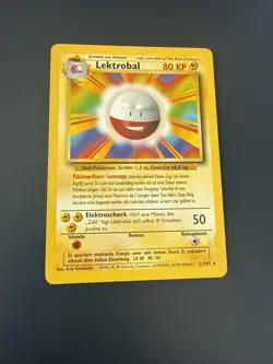 Pokemon TCG Electrode Base Set 21/102 Regular Unlimited Rare DE - Image 1