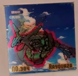 Pokemon Chinese Eif Origin Gameboy Series 3 Lenticular Display With Rayquaza - Image 2