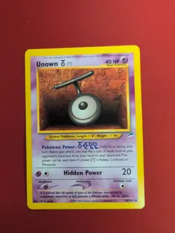 Pokemon Neo Destiny| #60/105 | Unown [Z] | Non Holo | LP - Image 1