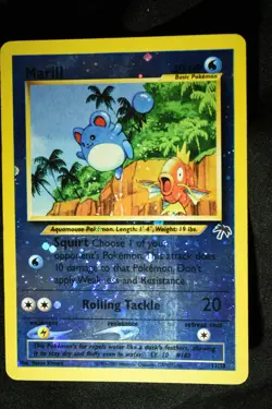 Marill 11/18 NM Southern Islands Reverse Holo Pokemon TCG - Image 2
