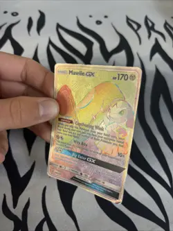 Mawile GX 246/236 Secret Rainbow Rare - 2019 Pokemon Unified Minds DMG Damaged - Image 3