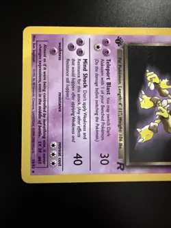 Dark Alakazam 18/82 Team Rocket 1st edition Non Holo Pokemon - Image 4