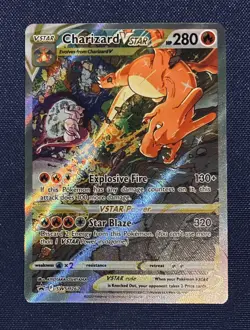 Pokemon TCG Charizard VSTAR SWSH262 Holo Black Star Promo - Image 1