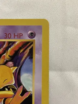 Pokemon TCG Pokemon Abra 1999 Base Set Shadowless 43/102 LP ⚫ - Image 4