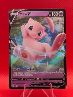 MEW V 069/189 HOLO V RARE DARKNESS ABLAZE POKEMON NM/M MEW V - Image 1