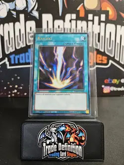 RA05-EN110 Raigeki Ultimate Rare 1st Ed YuGiOh - Image 1