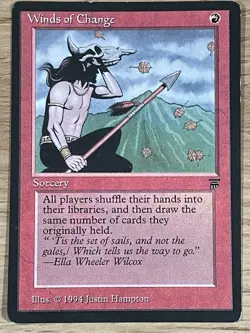 MTG - Winds of Change - Legends - LP English Magic 1994 - Image 1