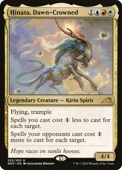 Hinata, Dawn-Crowned - Kamigawa: Neon Dynasty - MTG Magic Pack fresh - Image 1