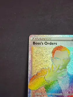 Boss's Orders (Secret) 200/192 Rebel Clash Holo *NEAR MINT* Rainbow Pokemon TCG - Image 5