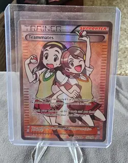 Pokemon Teammates 160/160 XY Primal Clash Ultra Rare Full Art Holo Trainer Card - Image 1