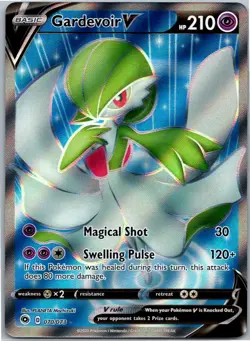 Pokemon 2020 Gardevoir V (Full Art) Ultra Rare Holo Champion's Path CHP 70/73 NM - Image 1