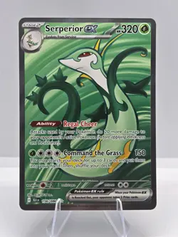 Serperior ex - 156/086 156/086 Holo Ultra Rare SV: Black Bolt Pokemon NM - Image 1