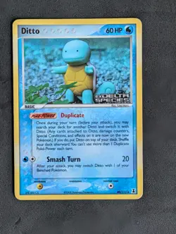 Ditto (Squirtle) 40/113 Delta Species Reverse Holo Pokemon TCG Damaged - Image 1