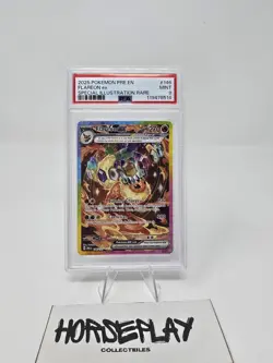 2025 POKEMON PRE EN-PRISMATIC EVOLUTIONS #146 FLAREON EX PSA 9 - Image 1