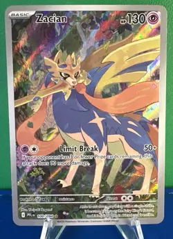 Pokemon TCG Zacian 100/094 Phantasmal Flames Illustration Rare - Near Mint - Image 1