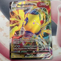 Pokemon Single Strike Urshifu VMAX Regieleki VMAX Holo Lot 2 English 2021 - Image 4